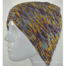 Invierno de moda de las niñas de punto gorrito sombrero (KB-080002)